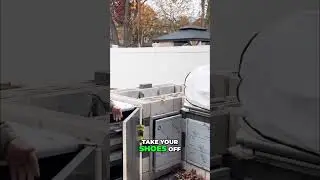 Outdoor Kitchen Build: Awesome Blaze Refrigerator! #hardscape