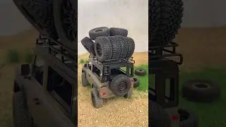 MN99 / Land Rover Delivery Car Wheels In Style #offroad #rc #trending #viral #automotive #shorts