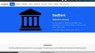 BadBankProject   MITxPRO Full-Stack Engineer (React app with github code to download)