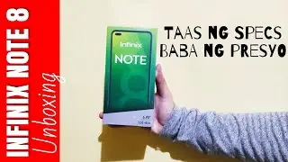 Infinix Note 8 | Unboxing | Specs Details | Camera Test | Tagalog
