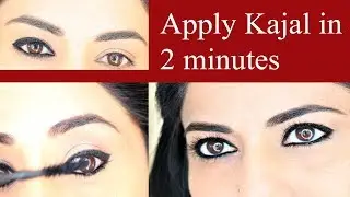 How To Apply Kajal Like Film Star Perfectly In 2 Minutes