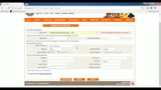 How to create account in GSRTC