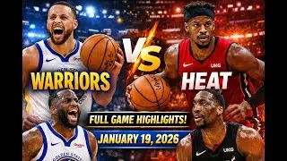 Warriors vs Heat Jan 19 2026 | Full Game Highlights & Crazy Plays game time orbit|