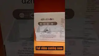 d2h stream || android tv Full Unboxing Video Coming Soon.