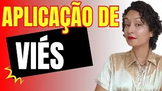 Como aplicar Viés de Algodão | Como fazer canto mitrado no viés | Aplicação de viés Largo e Fino