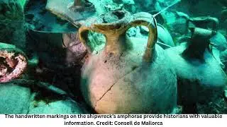 1700-летнее римское торговое судно всего в двух метрах под водой у берегов Плайя-де-Пальма на Май...