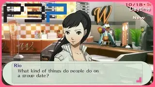 Persona 3 Portable: Hang Out with Rio at Wild-duck Burger [Female Route]