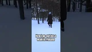 Finns are born for snow 😂 #winter #funny #slippery #snow #ice #finland