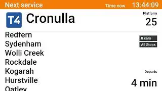 Sydney Trains DVA | T4 Eastern Suburbs & Illawarra Line