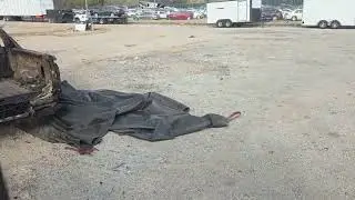 Burnt EV Chevrolet  truck
