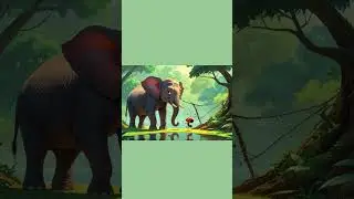 घमंडी हाथी और समझदार चींटी की कहानी | Smart Ant vs Proud Elephant 🐘🐜 #kidsvideo #kidslearning #कहानी
