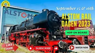 Alstom Rail Days 2023 - A Glimpse into the Exciting World of Railways! #Alstom