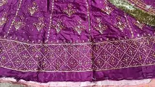 #Ranu fashion#Jaipur#opada silk Thakor ji pure odhna #Hand work poshak #Gotta kiran packing