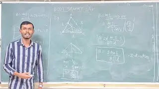 Biot savart law // how to calculate magnetic field due to charge carrying wire 