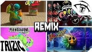 CHARACTER JINGLES【Trizic Remix】- Poppy Playtime Chapter 4 (All Commercial VHS Songs)
