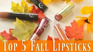 TOP 5 FALL LIPSTICKS! 2018 | SMARTER BEAUTY
