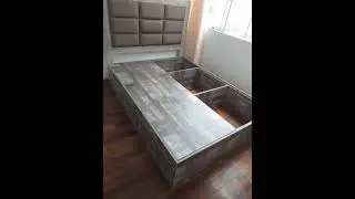 Cama de 2 plazas de melamina  - Maximus 955015669