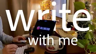 Write With Me | 1Hour Screenwriting (No Music, Pomodoro)
