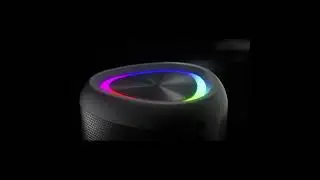 Bocina inal&aacute;mbrica port&aacute;til con luces, sonido potente y cristalino.