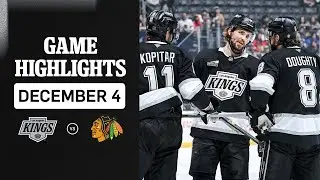 HIGHLIGHTS: Chicago Blackhawks at LA Kings | 12.04.25