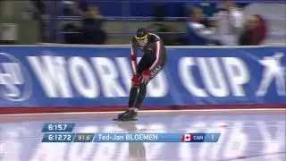 Ted-Jan  Bloemen (CAN) - Men`s 5000m`s highlights - ISU Speed skating World Cup Calgary