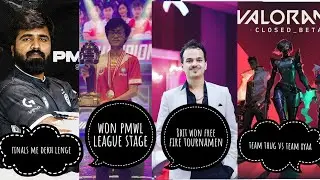BTR won PMWL league stage | ghatak on yoodoo | team scout won | pmpl s2 | 8bit win | valorent