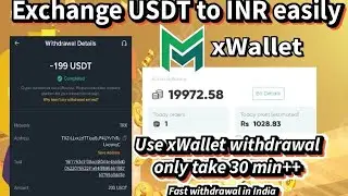 Xwallet Main USDT Sell Kaise kare Binance Se 💯🔥 Daily 5000-10000rs earning #xwallet 