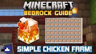 АВТОМАТИЧЕСКАЯ КУРИНАЯ ФЕРМА &mdash; 1.20+ Легко построить! | Minecraft Bedrock Guide 1.20!