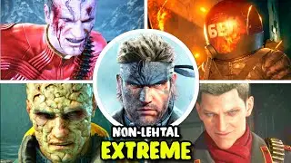 Metal Gear Solid Delta: Snake Eater - All Bosses on EXTREME (Non-Lethal)