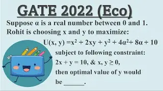 GATE Economics: Solving Numerical Questions on Perfect Substitute Goods
