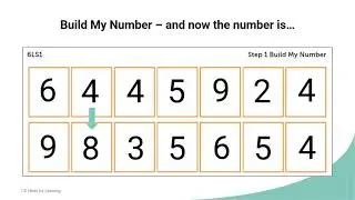 Primary maths games: How to play Build my number