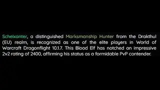 What 10000 hours as Marksmanship Hunter looks like:
