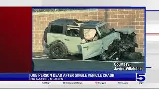 One person dead, 6 injured in suspected McAllen drunk driving crash