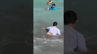 Family Beach 🏝️ time  #beach #family #funny #fun #youtubeshorts #live #subscribe #wow #ocean #live