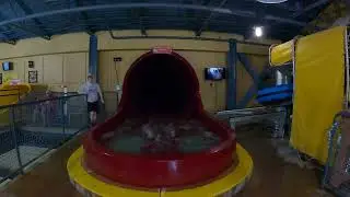 Silver Mountain Waterpark, Moose Sluice Waterslide POV, Silver Rapids, Kellogg, ID