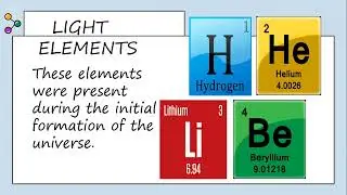 Big Bang Theory and Formation of Lighter Elements