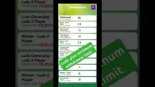 New Earning Apps Today||Ludo plus minimum withdrawal limit//Ludo se money withdrawal kaise kare