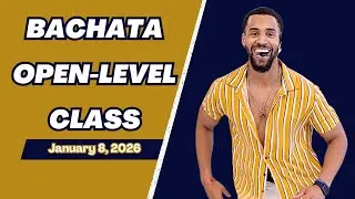 Open Level Bachata Class | Musicality, Connection & Flow | January 8, 2026 #bachataclass #bachata a