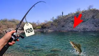 Cheap Rod vs Wild River Fishing Challenge