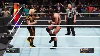W2K20 GRANT FAMOUS VS DREW MCINTYRE GAMEPLAY