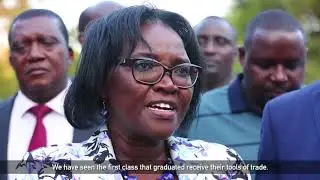 KCB FOUNDATION, GIZ HANDOVER - BUILDING CONSTRUCTION TOOL KITS AT MERU NATIONAL POLYTECHNIC