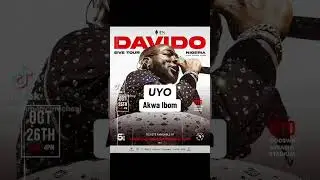 Davido in Akwa ibom state (UYO)