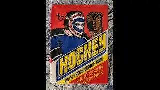 1977-1978 TOPPS HOCKEY PACK RIP with FLYERS TEAM CARD plus BRUINS TEAM CARD plus LARRY ROBINSON!