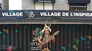 Sape' Dayak Kalimantan on Stage Inspiration Village Ottawa Canada