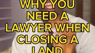 Why you need a lawyer when closing a land transaction or drafting an agreement #contract