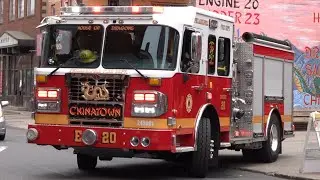 Philadelphia Fire Department Brand New Engine 20 Responding 5/3/24