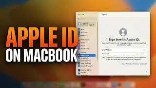 Создание Apple ID на MacBook Pro | Пошаговое руководство