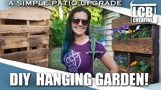 Creating a Hanging Garden Oasis- DIY Pallet Planter