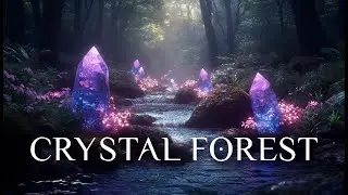 CRYSTAL FOREST | 3 HOURS OF AMBIENT FOREST SOUND BATH | CHILL, STUDY, MEDITATION, D&D, STORYTELLING