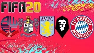 5 TEAMS YOU MUST USE IN FIFA 20 CAREER MODE